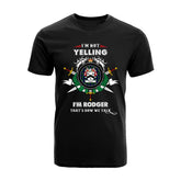 Rodger Tartan Crest T-shirt - I'm not yelling style